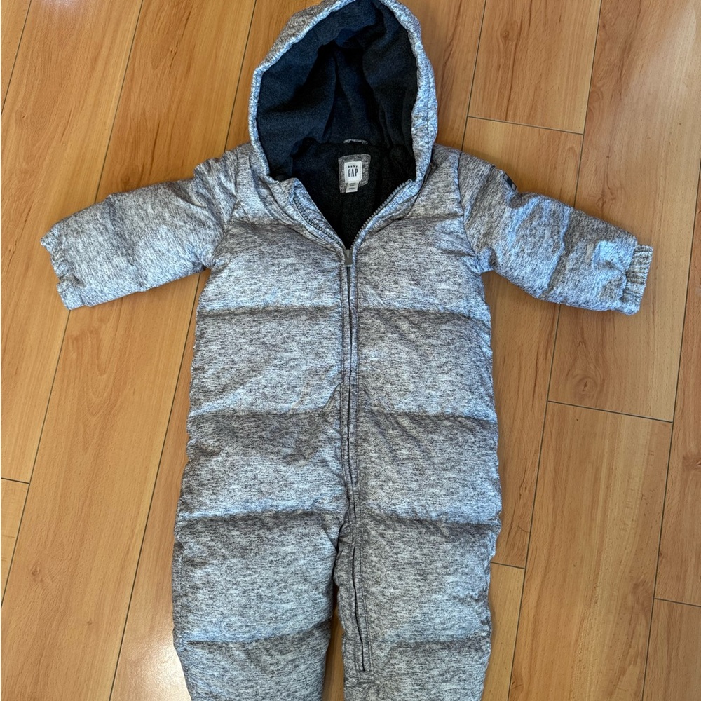 Unisex Baby GAP Snowsuit in Grey Size 18-24 Months